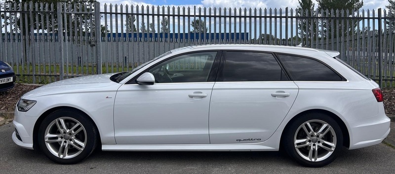 Audi A6 Avant 2.0 Tdi S Line White #3
