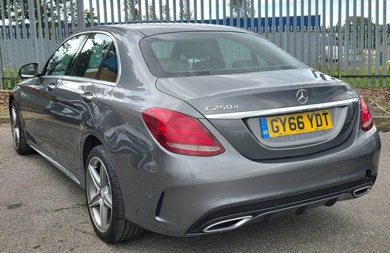 Mercedes-Benz C Class 2.1 C250d Amg Line Premium Saloon G-t GY66YDT Grey #6