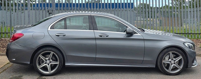 Mercedes-Benz C Class 2.1 C250d Amg Line Premium Saloon G-t GY66YDT Grey #3