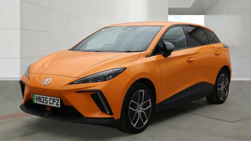 MG MG4 Hatchback Orange #2