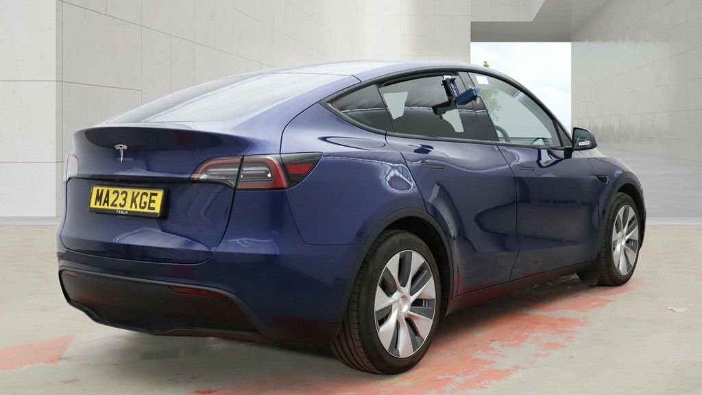 Tesla Model Y Suv Blue #4