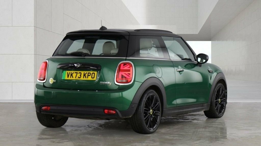 Mini Electric Hatchback Green #4