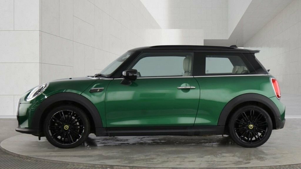 Mini Electric Hatchback Green #6