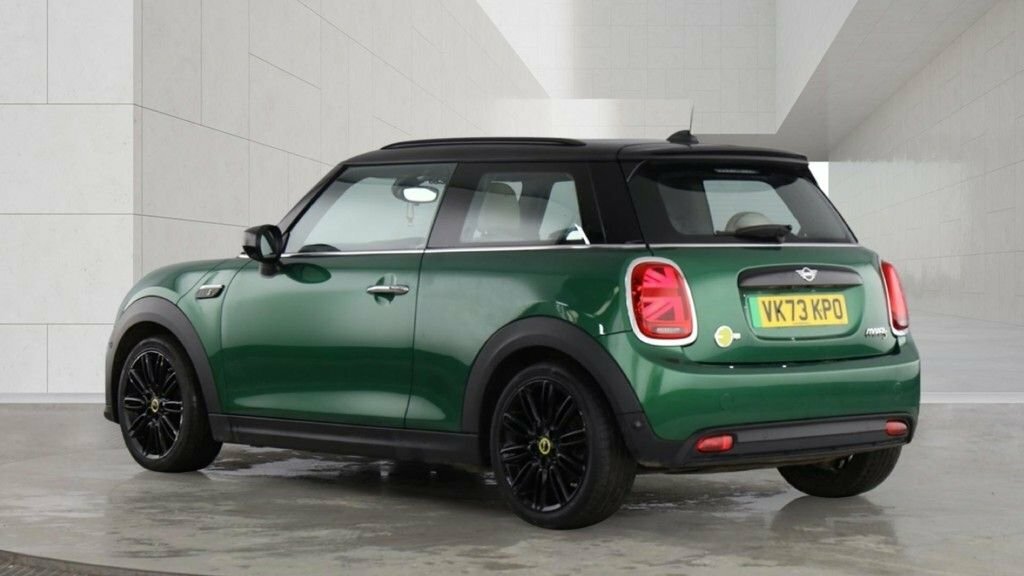 Mini Electric Hatchback Green #3