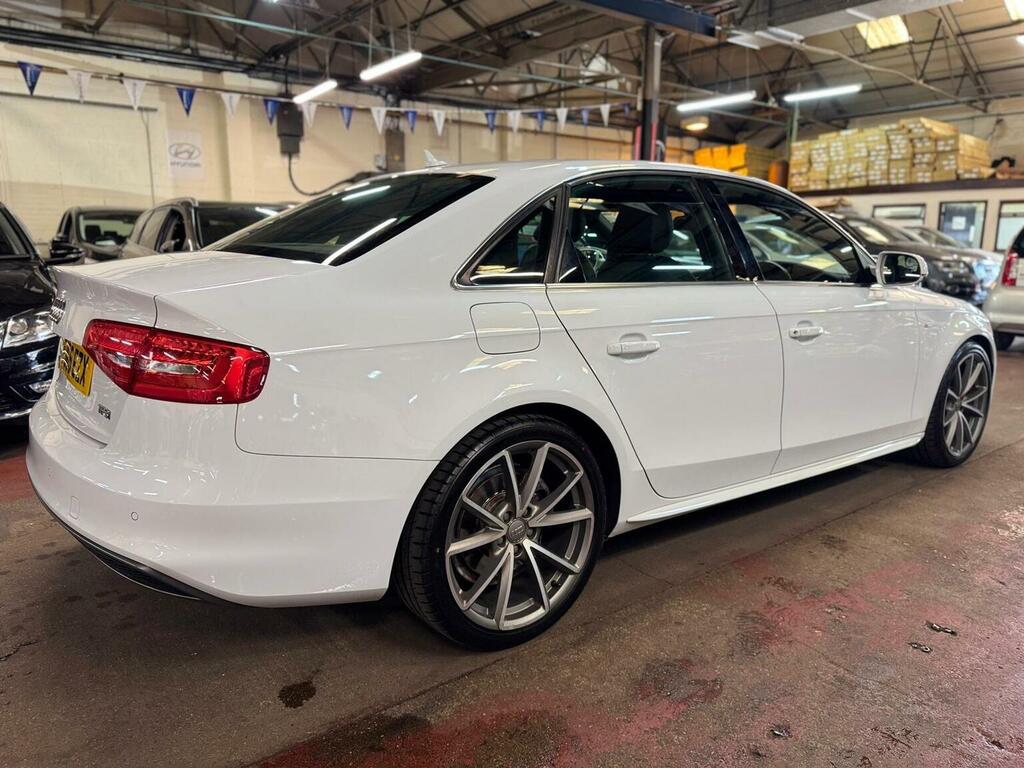 Audi A4 2.0 Tfsi S Line S Tronic Euro 6 Ss White #4