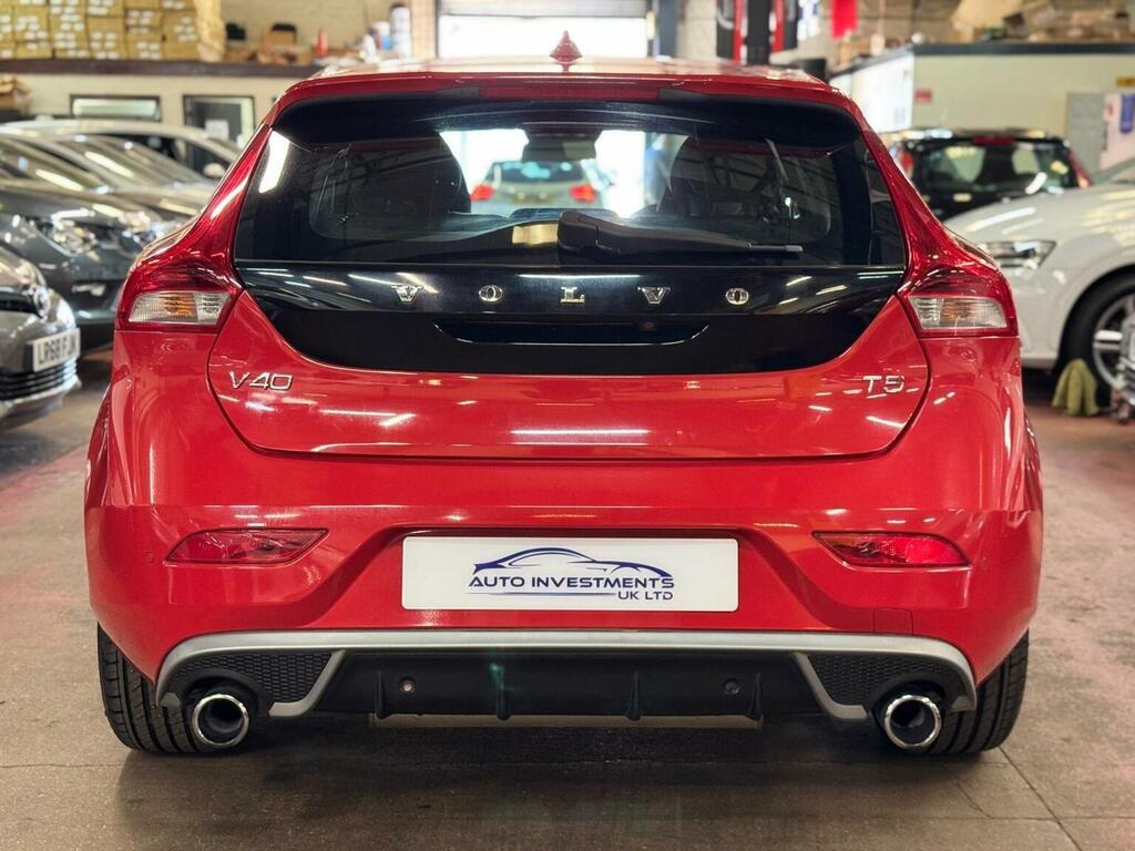 Volvo V40 2.0 T5 R-design Lux Nav Geartronic Euro 6 Ss Red #5