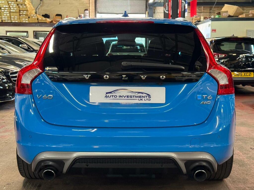 Volvo V60 3.0 T6 R-design Lux Nav Geartronic Awd Euro 5 Blue #5