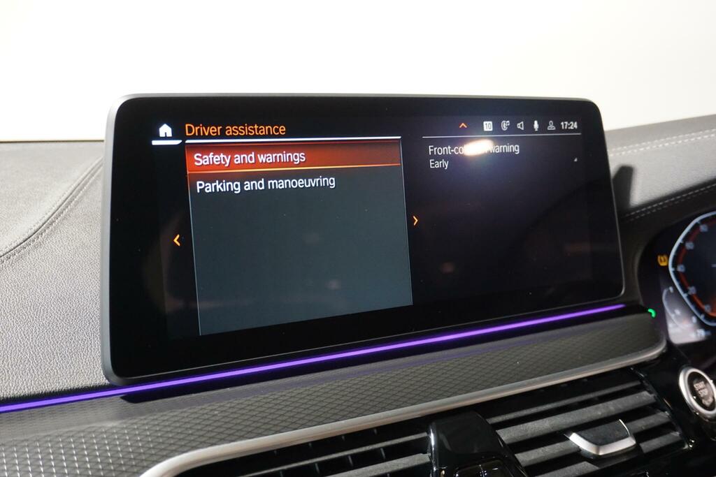 BMW 5 Series 528I M Sport Touring White #56
