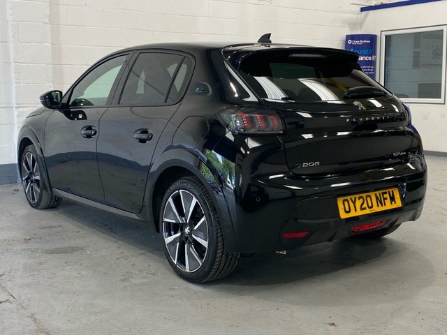Peugeot e-208 2020 50Kwh Gt Line Hatchback 13 Black #3