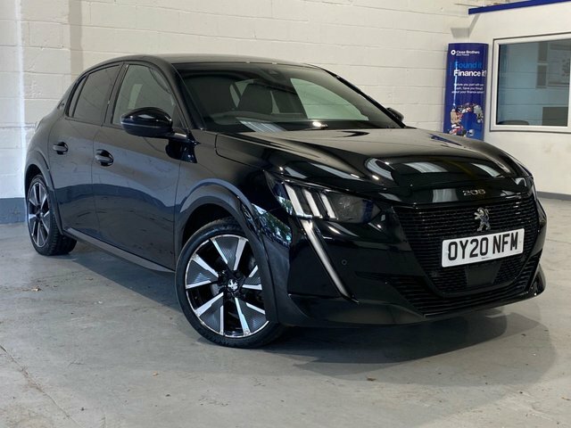 Peugeot e-208 2020 50Kwh Gt Line Hatchback 13 Black