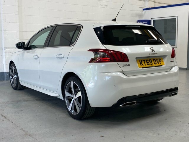 Peugeot 308 2020 1.2 Puretech Gpf Gt Line Hatchback White #3