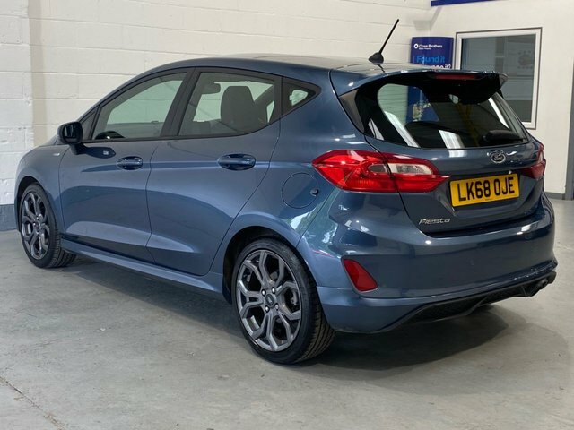 Ford Fiesta 2019 1.0T Ecoboost Gpf St-line Hatchback Petro LK68OJE Blue #3