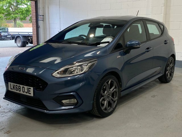 Ford Fiesta 2019 1.0T Ecoboost Gpf St-line Hatchback Petro LK68OJE Blue #4