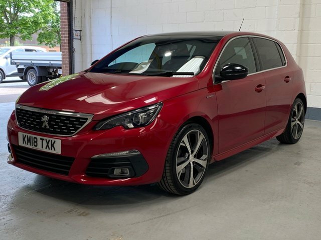 Peugeot 308 2018 1.2 Puretech Gt Line Hatchback Man Red #5
