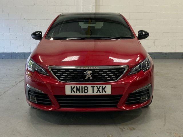Peugeot 308 2018 1.2 Puretech Gt Line Hatchback Man Red #6