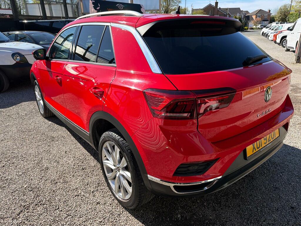 Volkswagen T-Roc 1.5 Tsi Evo Sel Dsg Euro 6 Ss XUI9201 Red #3