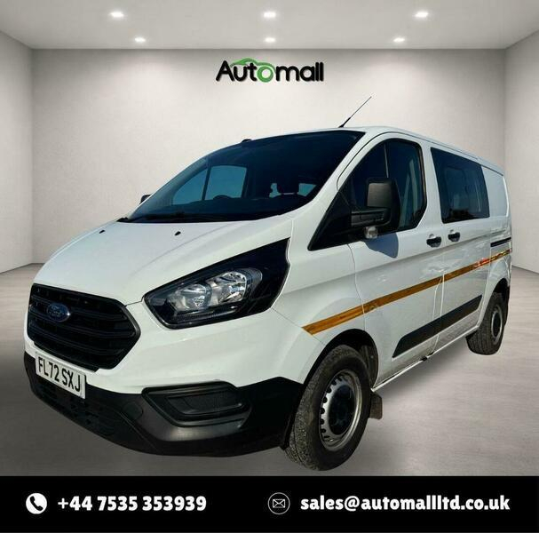 Ford Transit Custom 2.0 300 Ecoblue Leader Crew Van L1 H1 Euro 6 Ss FL72SXJ White #2