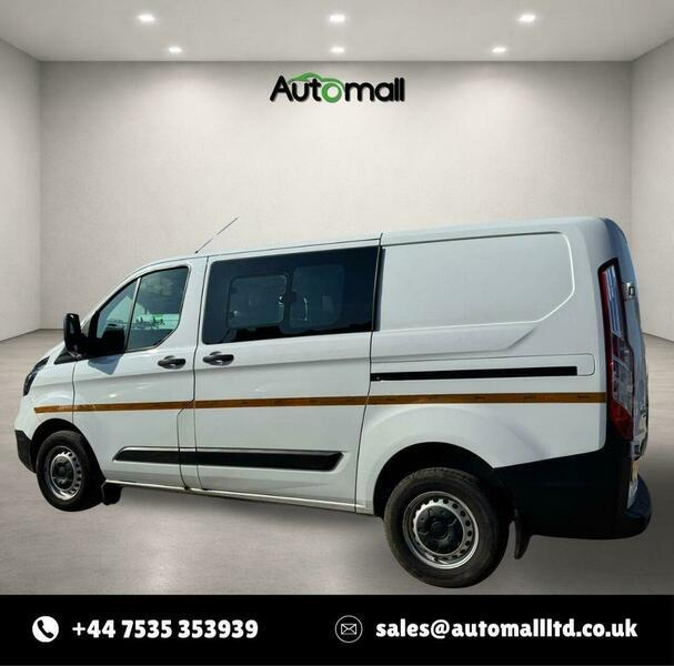 Ford Transit Custom 2.0 300 Ecoblue Leader Crew Van L1 H1 Euro 6 Ss FL72SXJ White #3