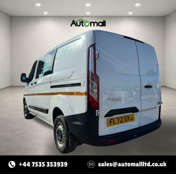 Ford Transit Custom 2.0 300 Ecoblue Leader Crew Van L1 H1 Euro 6 Ss FL72SXJ White #6