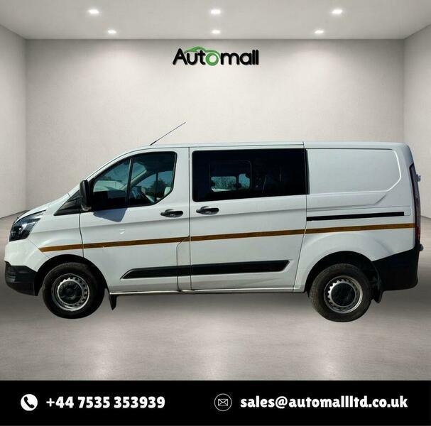 Ford Transit Custom 2.0 300 Ecoblue Leader Crew Van L1 H1 Euro 6 Ss FL72SXJ White #5