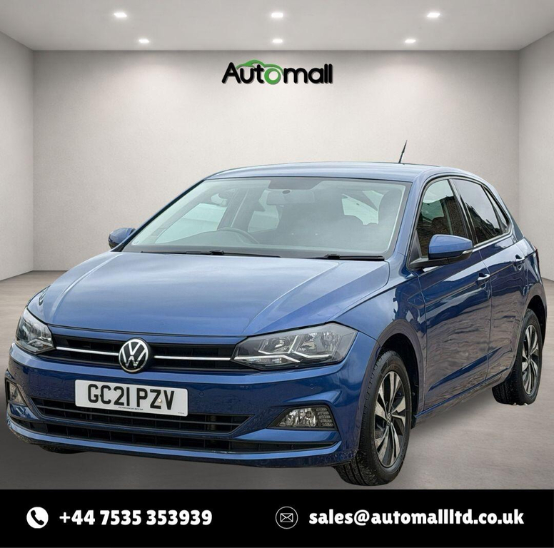 Volkswagen Polo 1.0 Tsi Match Dsg Euro 6 Ss GC21PZV Blue #3