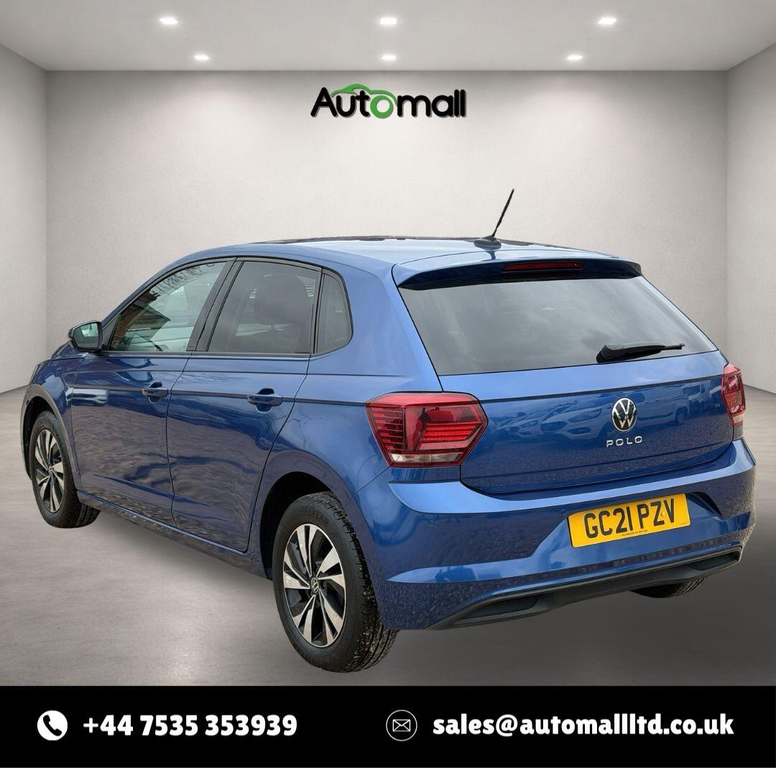 Volkswagen Polo 1.0 Tsi Match Dsg Euro 6 Ss GC21PZV Blue #4