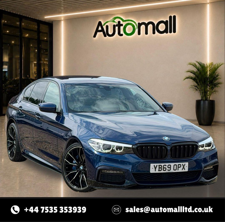 BMW 5 Series 3.0 530D M Sport Euro 6 Ss Blue