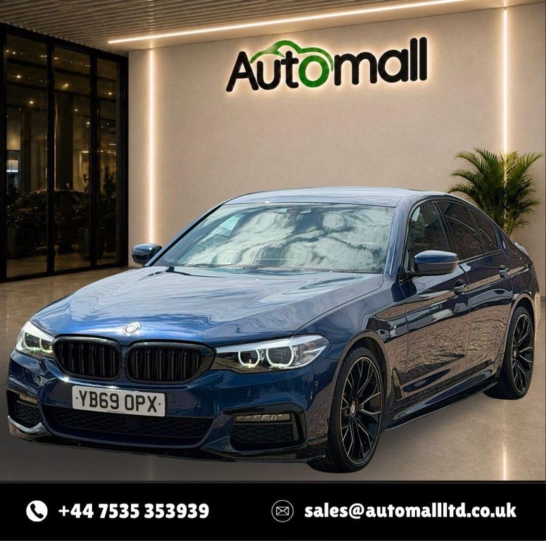 BMW 5 Series 3.0 530D M Sport Euro 6 Ss Blue #3