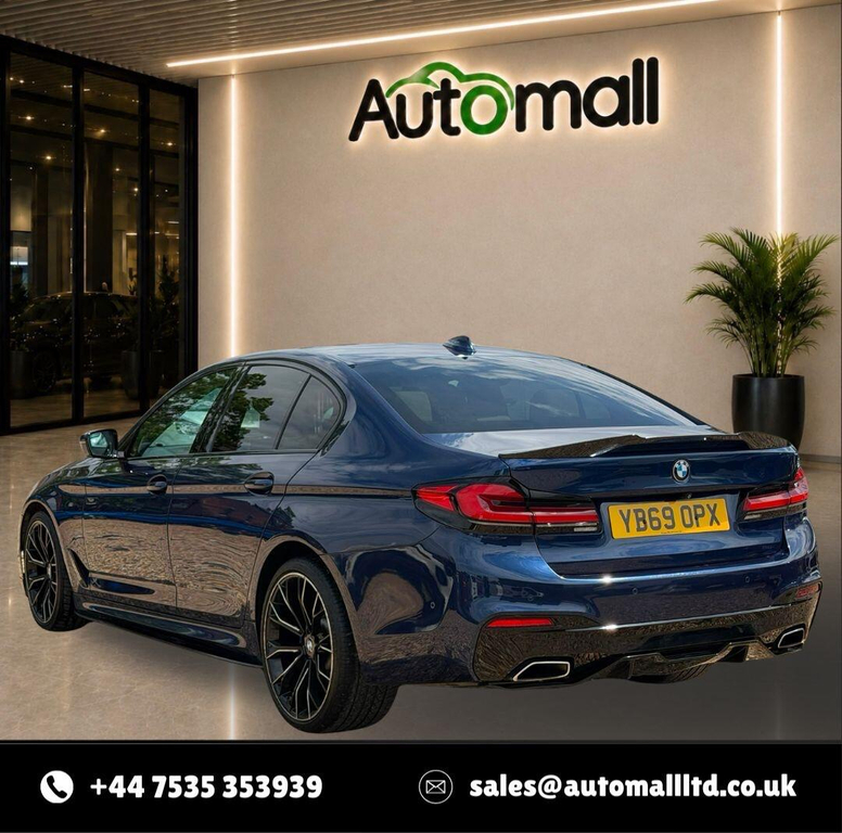 BMW 5 Series 3.0 530D M Sport Euro 6 Ss Blue #5