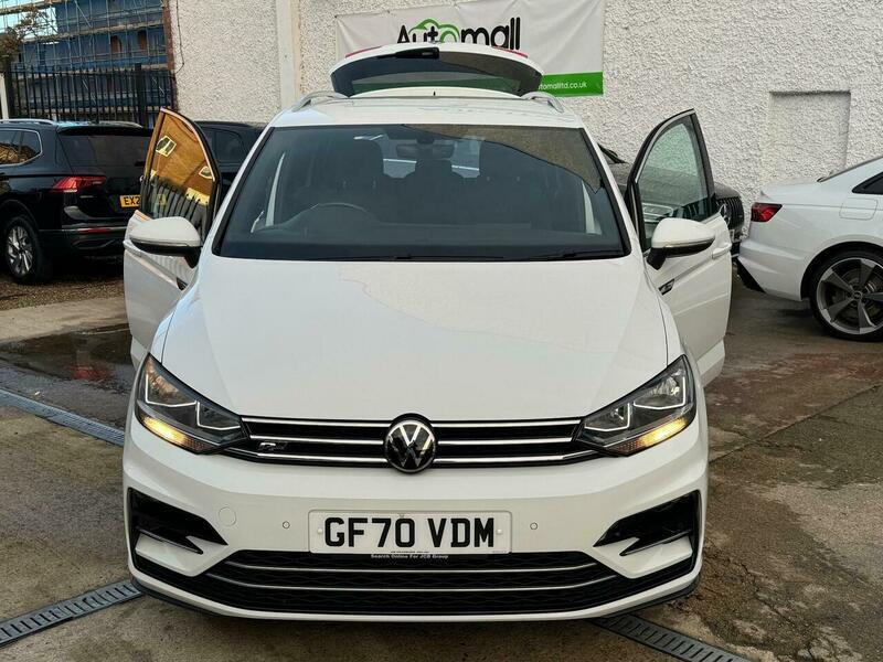Volkswagen Touran 2.0 Tdi R-line Dsg Euro 6 Ss White #2
