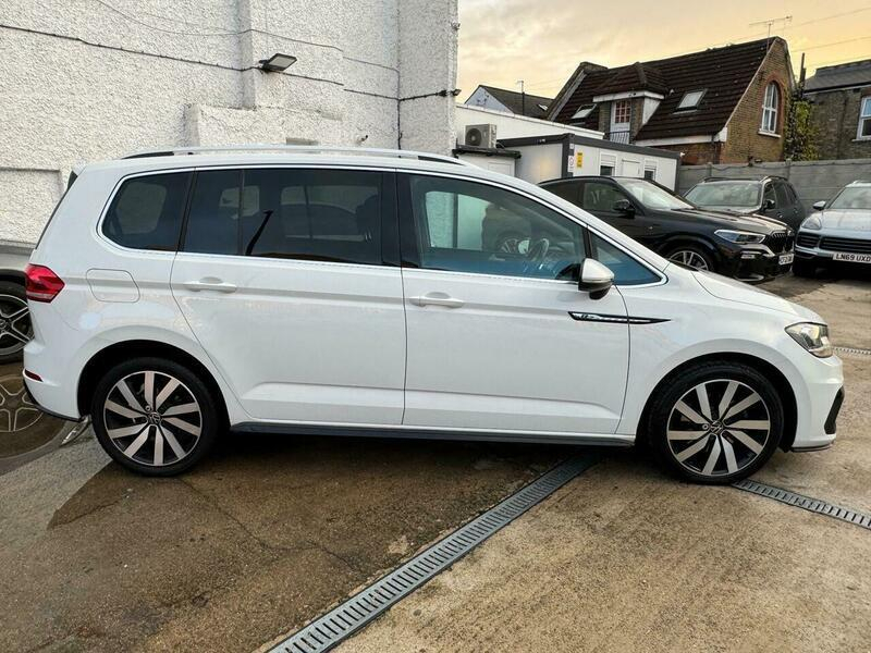 Volkswagen Touran 2.0 Tdi R-line Dsg Euro 6 Ss White #5