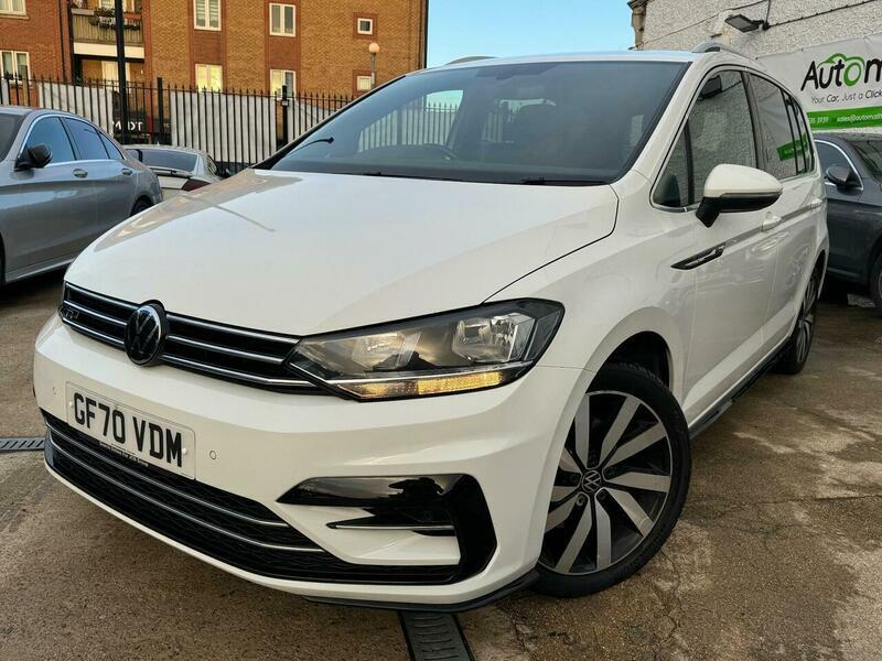 Volkswagen Touran 2.0 Tdi R-line Dsg Euro 6 Ss White #3