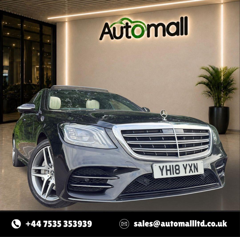 Mercedes-Benz S Class Saloon Black #4