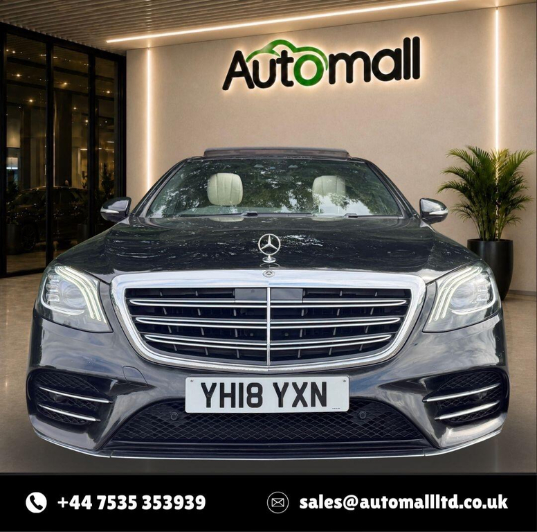 Mercedes-Benz S Class Saloon Black #5