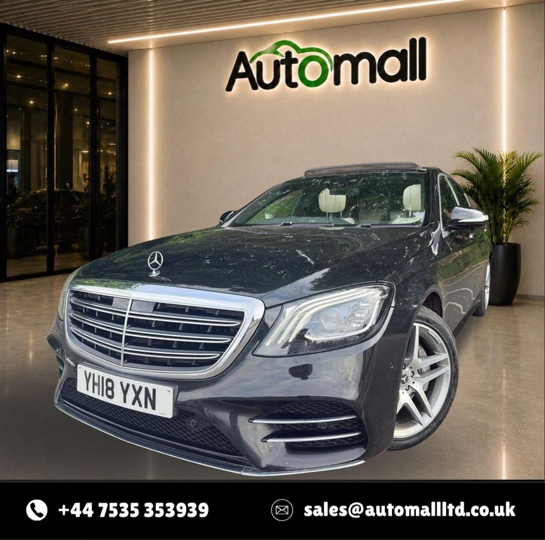 Mercedes-Benz S Class Saloon Black #3