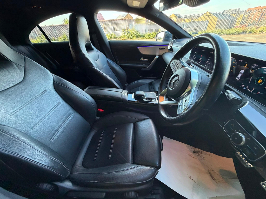 Mercedes-Benz CLA Class Saloon White #19