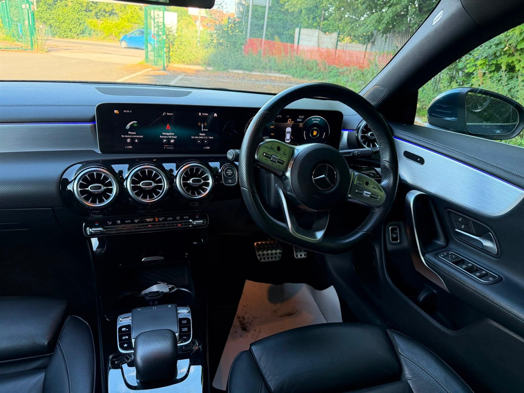 Mercedes-Benz CLA Class Saloon White #18