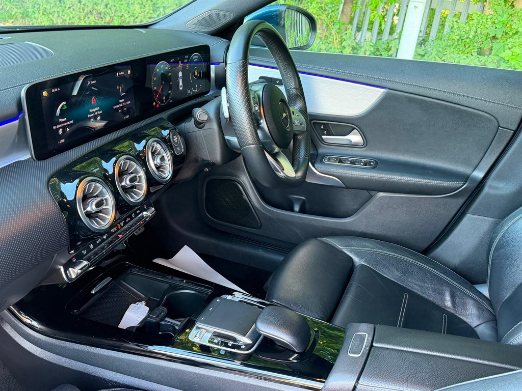Mercedes-Benz CLA Class Saloon White #16