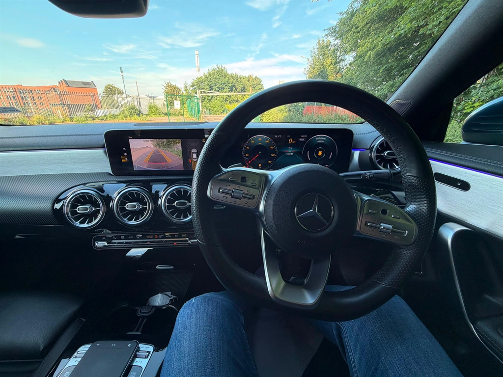 Mercedes-Benz CLA Class Saloon White #14