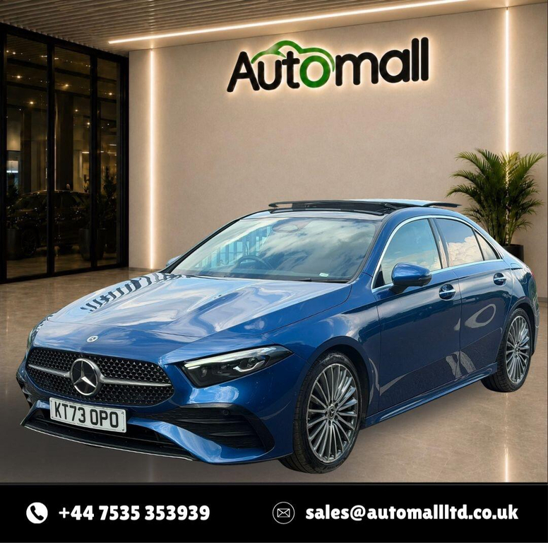 Mercedes-Benz A Class 1.3 H Mhev Amg Line Premium Plus 7G-dct Euro 6 Blue