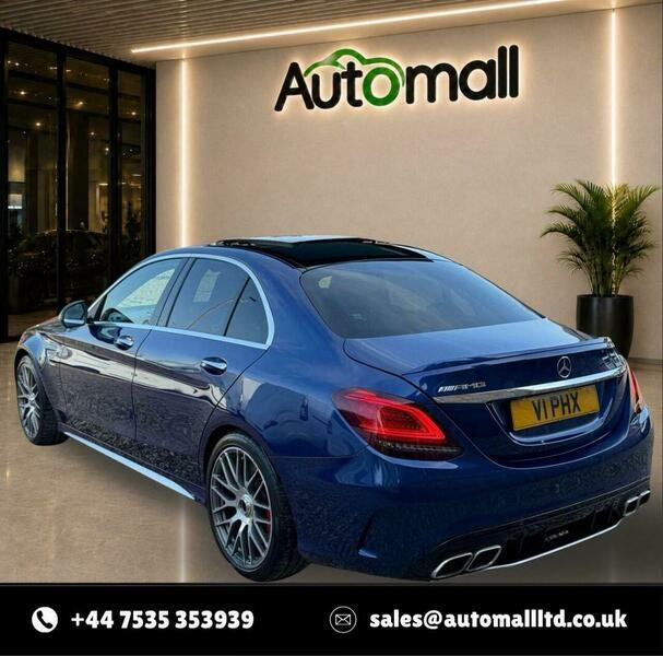 Mercedes-Benz C Class 4.0 V8 Biturbo Spds Mct Euro 6 Ss Blue #4