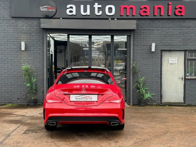 Mercedes-Benz CLA Class Cla200 Cdi Amg Sport Red #2