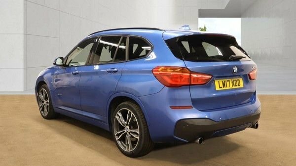 BMW X1 20D M Sport Suv Blue #3