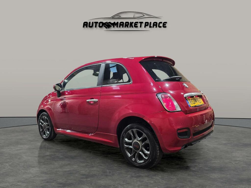 Fiat 500 S Red #4