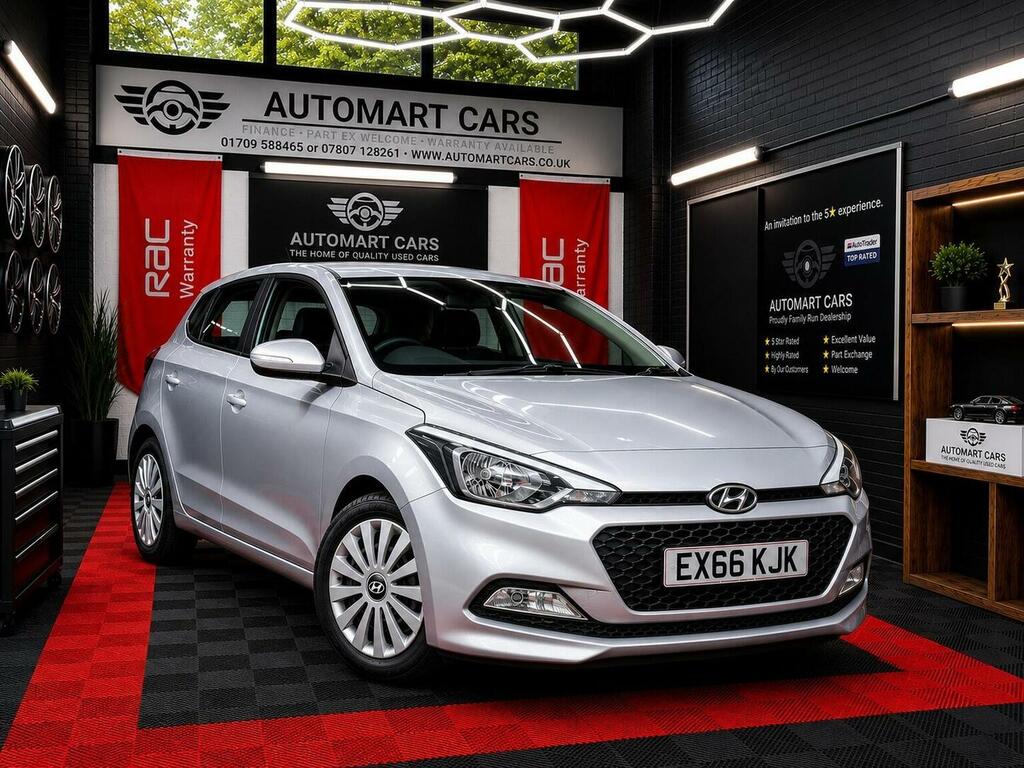 Hyundai I20 Hatchback 1.2 S Air Euro 6 201666 EX66KJK Grey