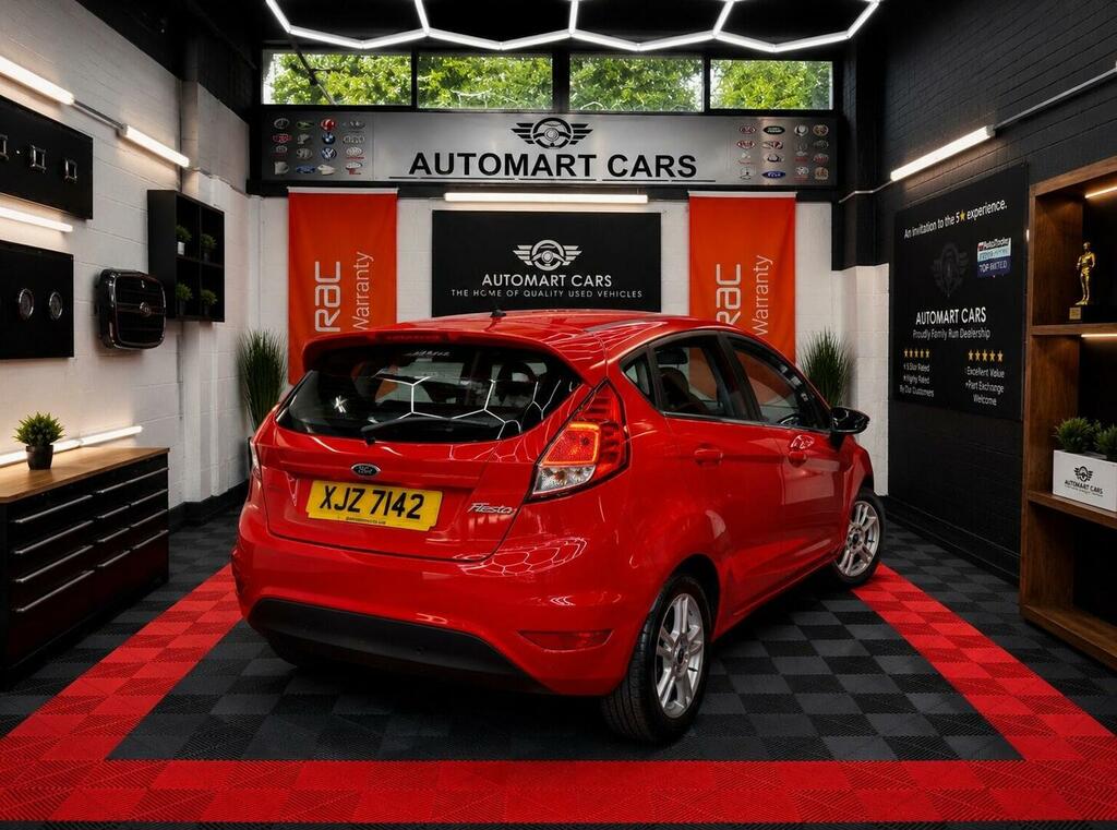 Ford Fiesta Hatchback 1.25 Zetec Euro 6 201565 XJZ7142 Red #6