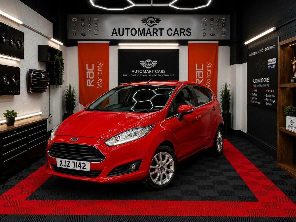Ford Fiesta Hatchback 1.25 Zetec Euro 6 201565 XJZ7142 Red #3