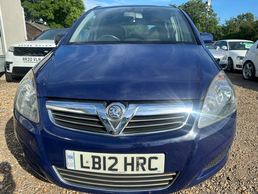 Vauxhall Zafira 1.6 16V Exclusiv Euro 5 Blue #2