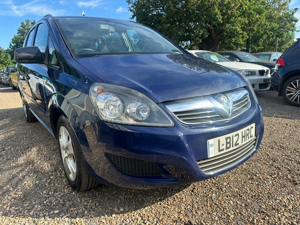 Vauxhall Zafira 1.6 16V Exclusiv Euro 5 Blue #4