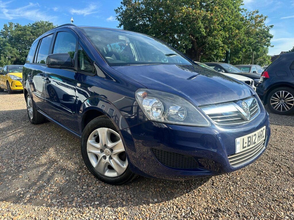 Vauxhall Zafira 1.6 16V Exclusiv Euro 5 Blue #6